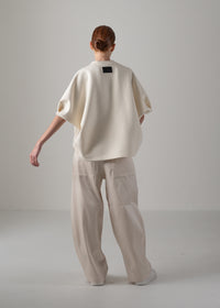 43 HELLEN PENTAGON TOP / AIRY COTTON DOUBLE JERSEY - C14