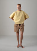 43 HELLEN PENTAGON TOP / AIRY COTTON DOUBLE JERSEY - C14