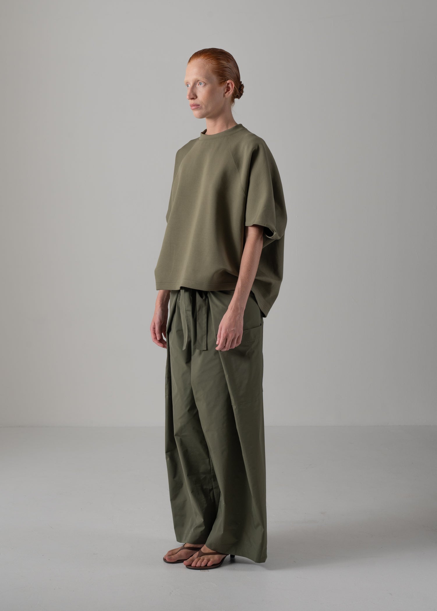 43 HELLEN PENTAGON TOP / AIRY COTTON DOUBLE JERSEY - C14