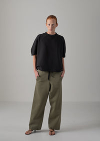 43 HELLEN PENTAGON TOP / AIRY COTTON DOUBLE JERSEY - C14