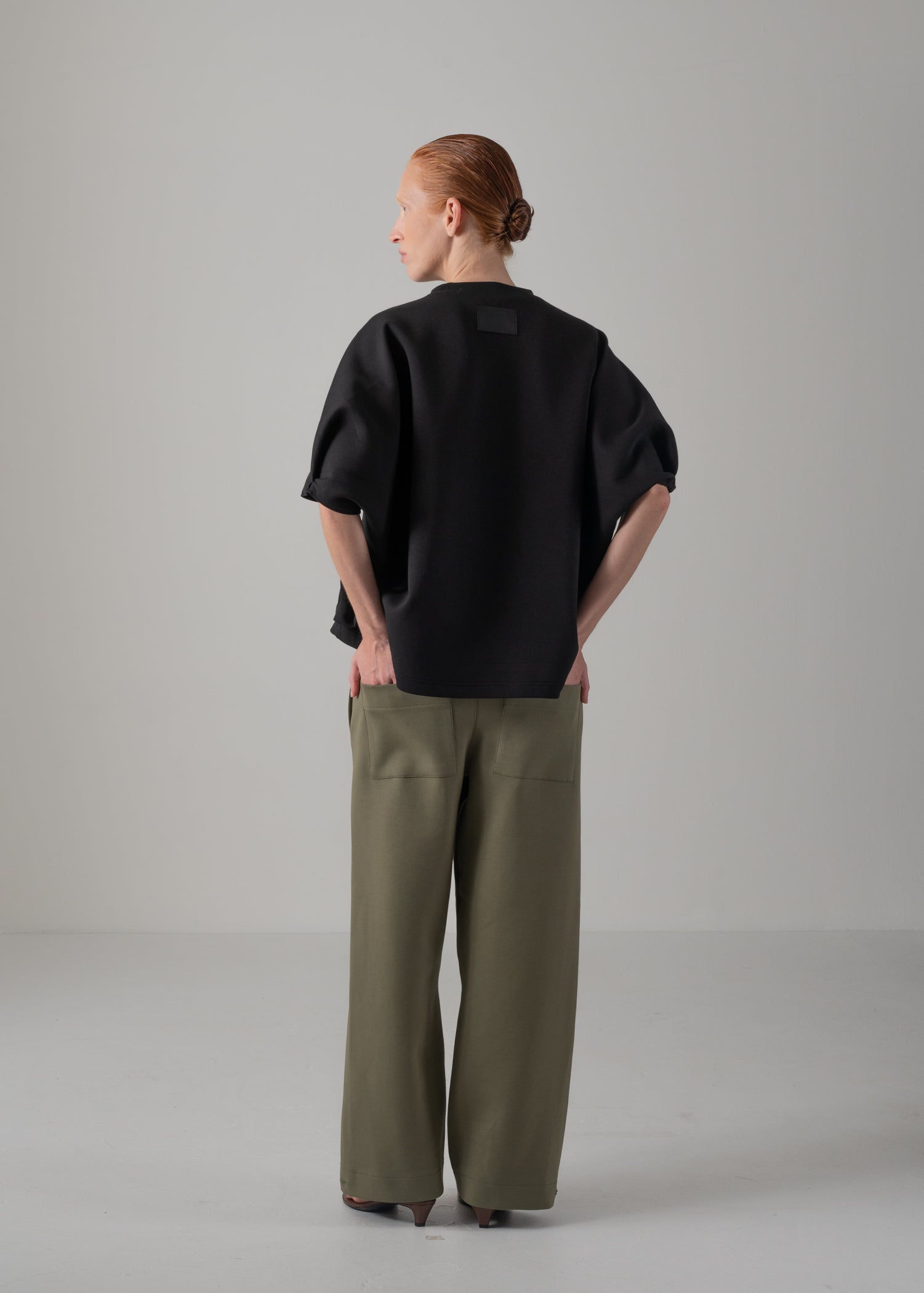 43 HELLEN PENTAGON TOP / AIRY COTTON DOUBLE JERSEY - C14