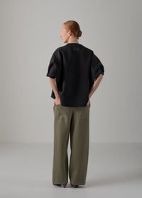 43 HELLEN PENTAGON TOP / AIRY COTTON DOUBLE JERSEY - C14