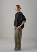 43 HELLEN PENTAGON TOP / AIRY COTTON DOUBLE JERSEY - C14