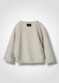 43 MELODY RAGLAN TOP / ALPACA JAQUARD SHAGGY - C15