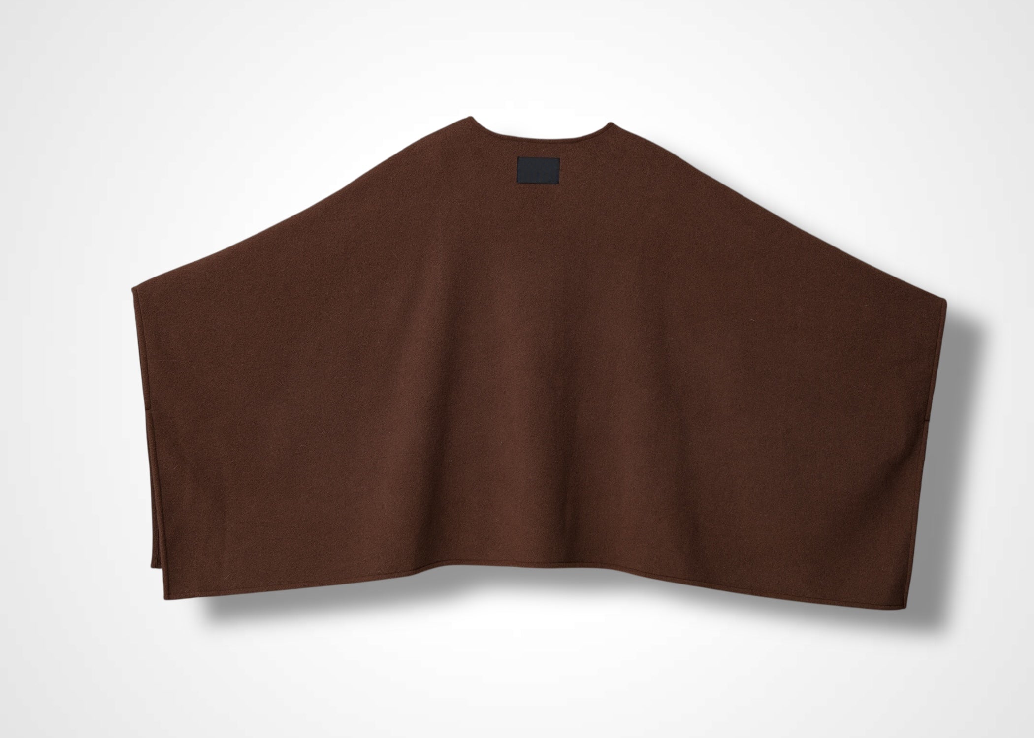 43 MILA PONCHO TOP / WOOL BLENDED ITALIAN FLEECE - C13