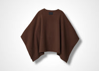 43 MILA PONCHO TOP / WOOL BLENDED ITALIAN FLEECE - C13