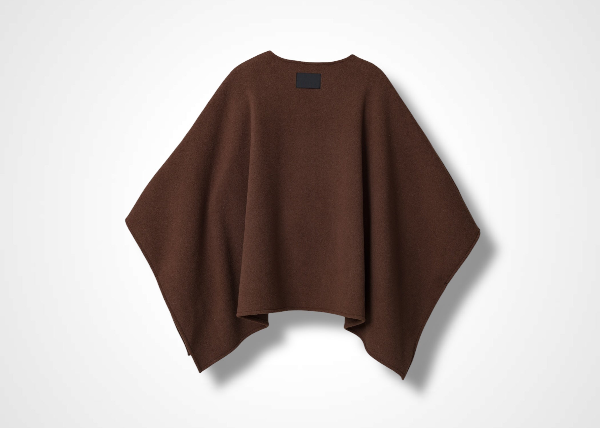 43 MILA PONCHO TOP / WOOL BLENDED ITALIAN FLEECE - C13