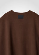 43 MILA PONCHO TOP / WOOL BLENDED ITALIAN FLEECE - C13