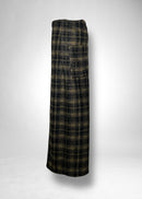 44 GENEVA WIDELEG TROUSERS / JACQUARD PLAID JERSEY - C11