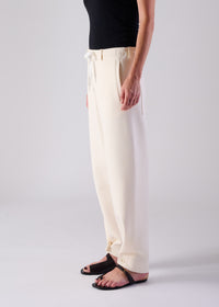 44 LANA TROUSERS / AIRY COTTON DOUBLE JERSEY - C14