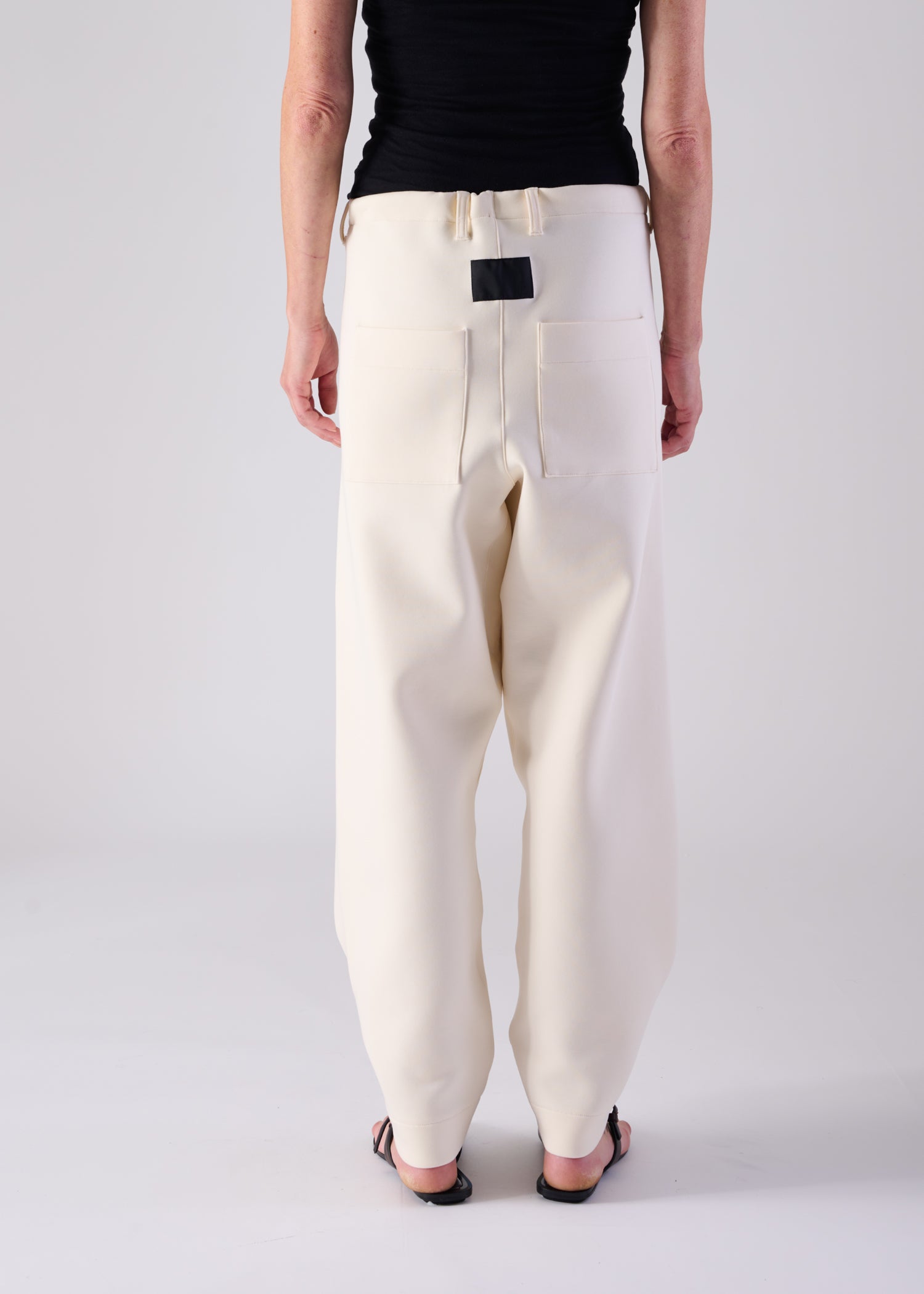 44 LANA TROUSERS / AIRY COTTON DOUBLE JERSEY - C14