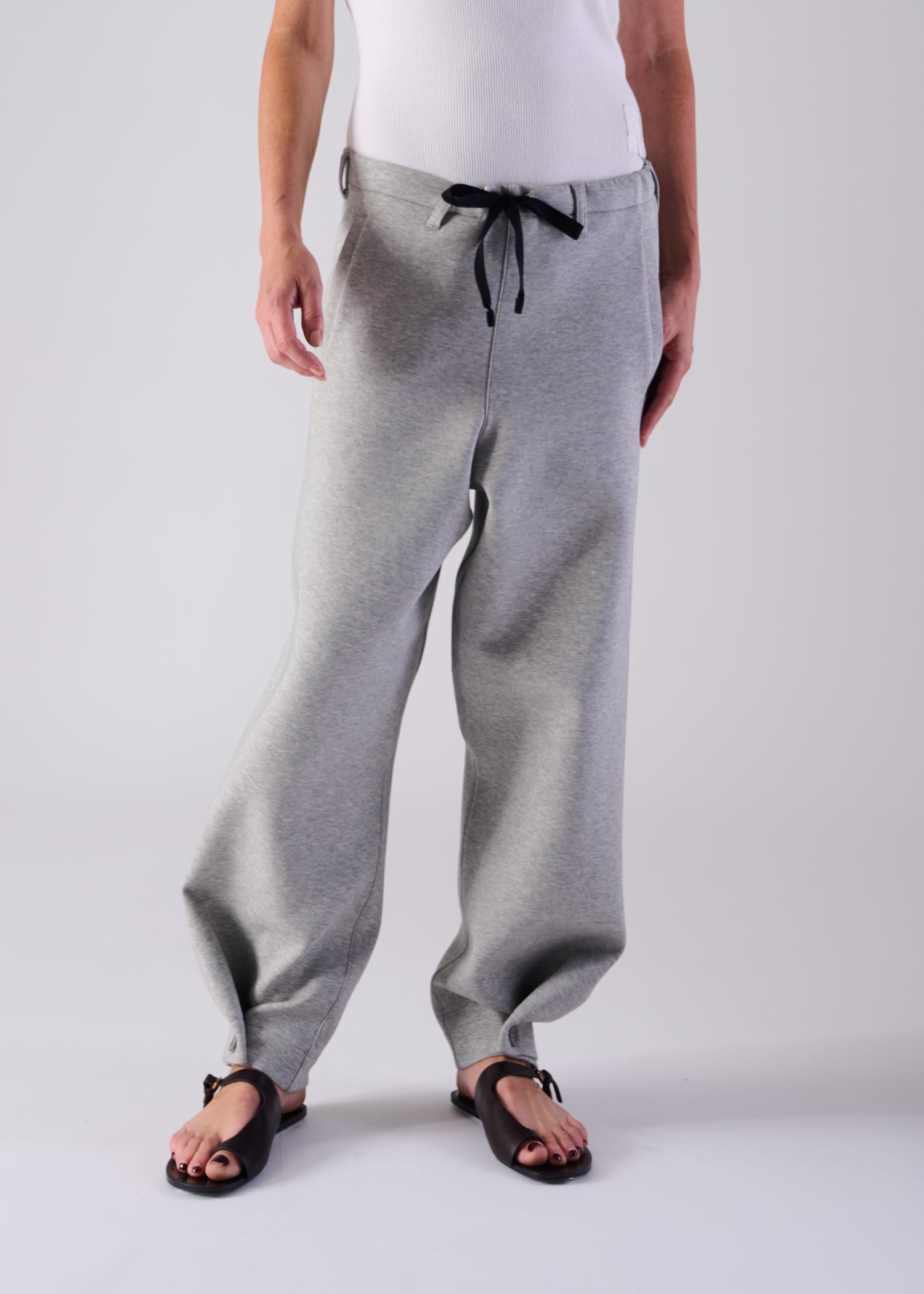 44 LANA TROUSERS / AIRY COTTON DOUBLE JERSEY - C14