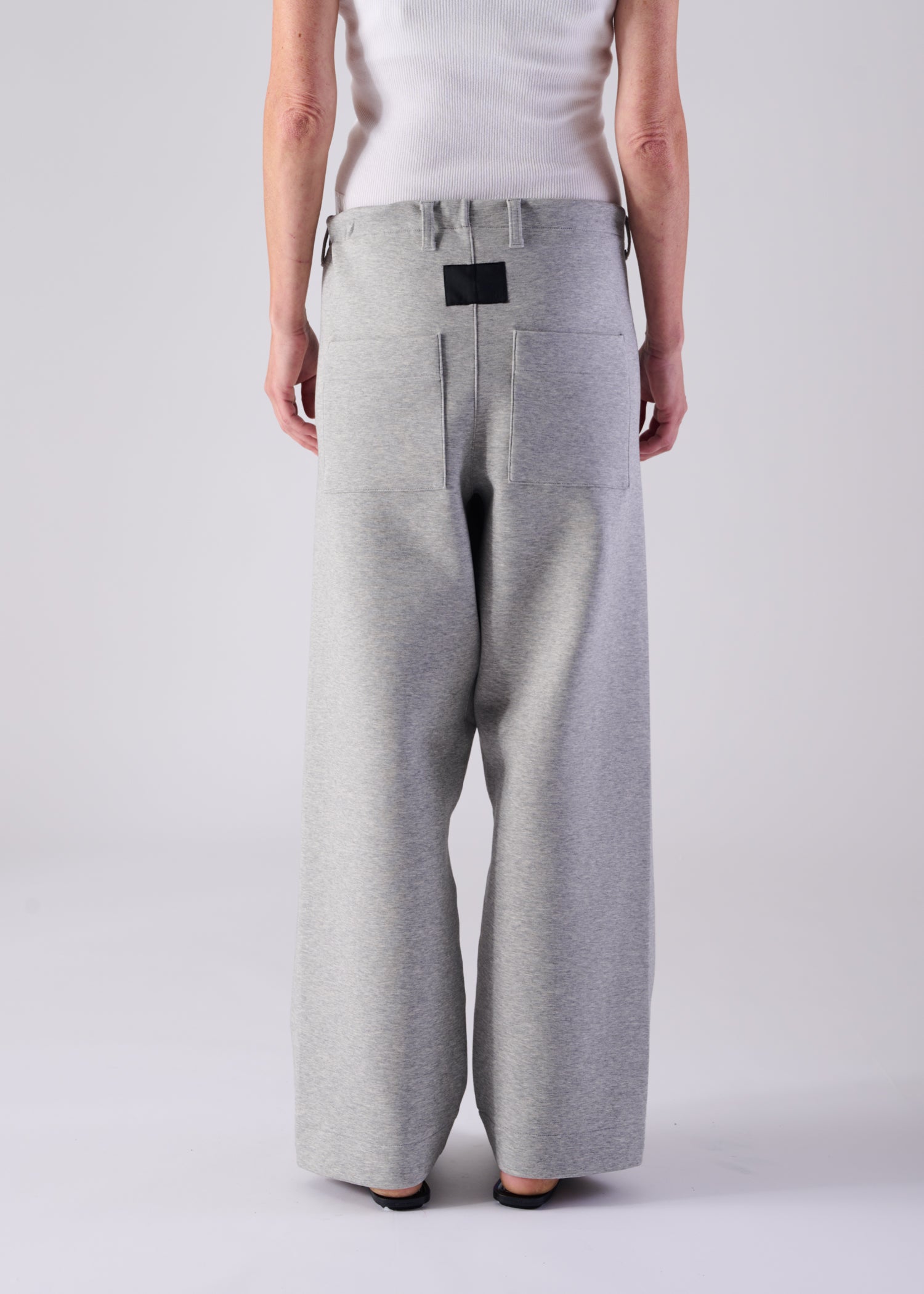44 LANA TROUSERS / AIRY COTTON DOUBLE JERSEY - C14