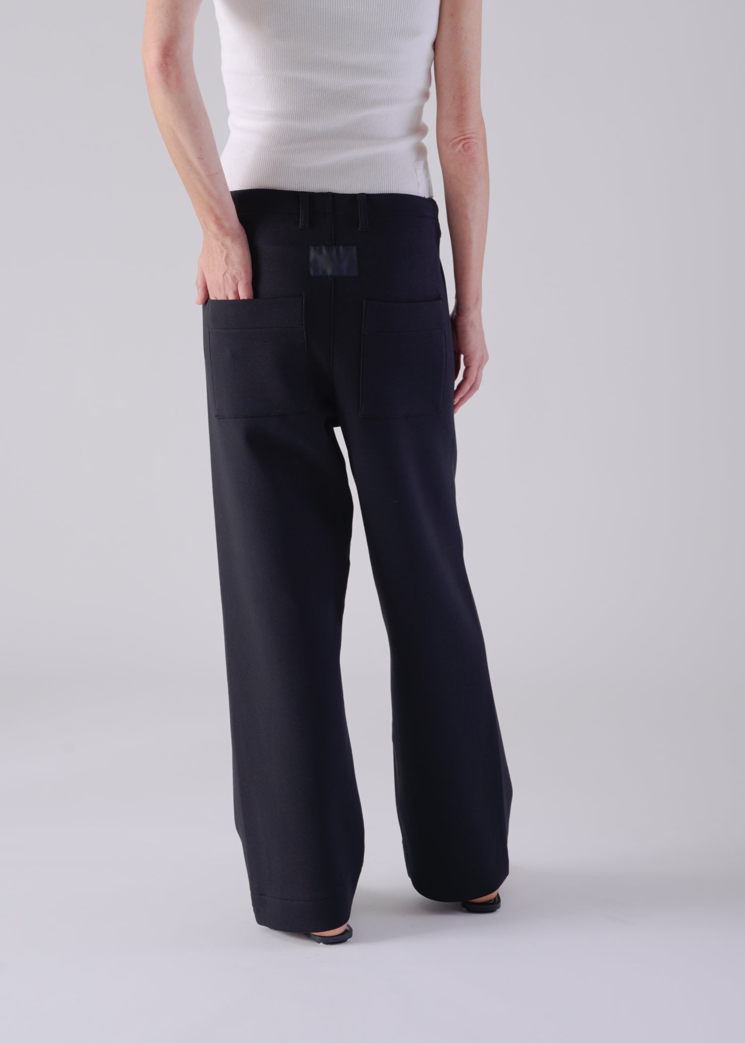 44 LANA TROUSERS / AIRY COTTON DOUBLE JERSEY - C14