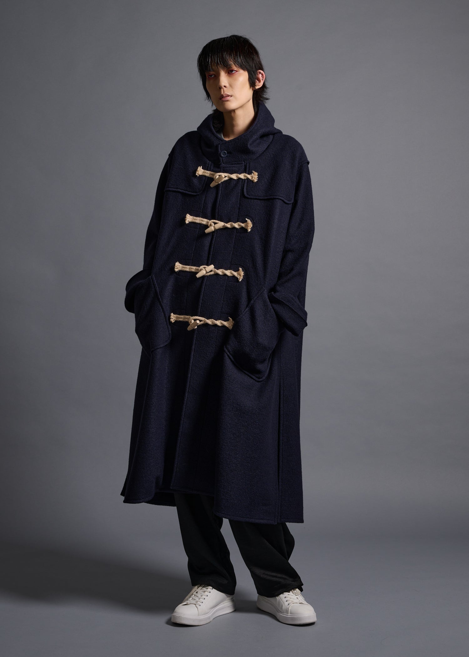 44 MONICA DUFFLE COAT / MANTECO BRETAGNA JERSEY - C13
