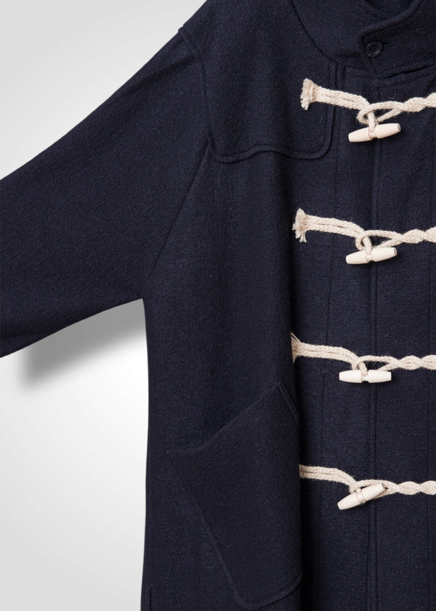 44 MONICA DUFFLE COAT / MANTECO BRETAGNA JERSEY - C13