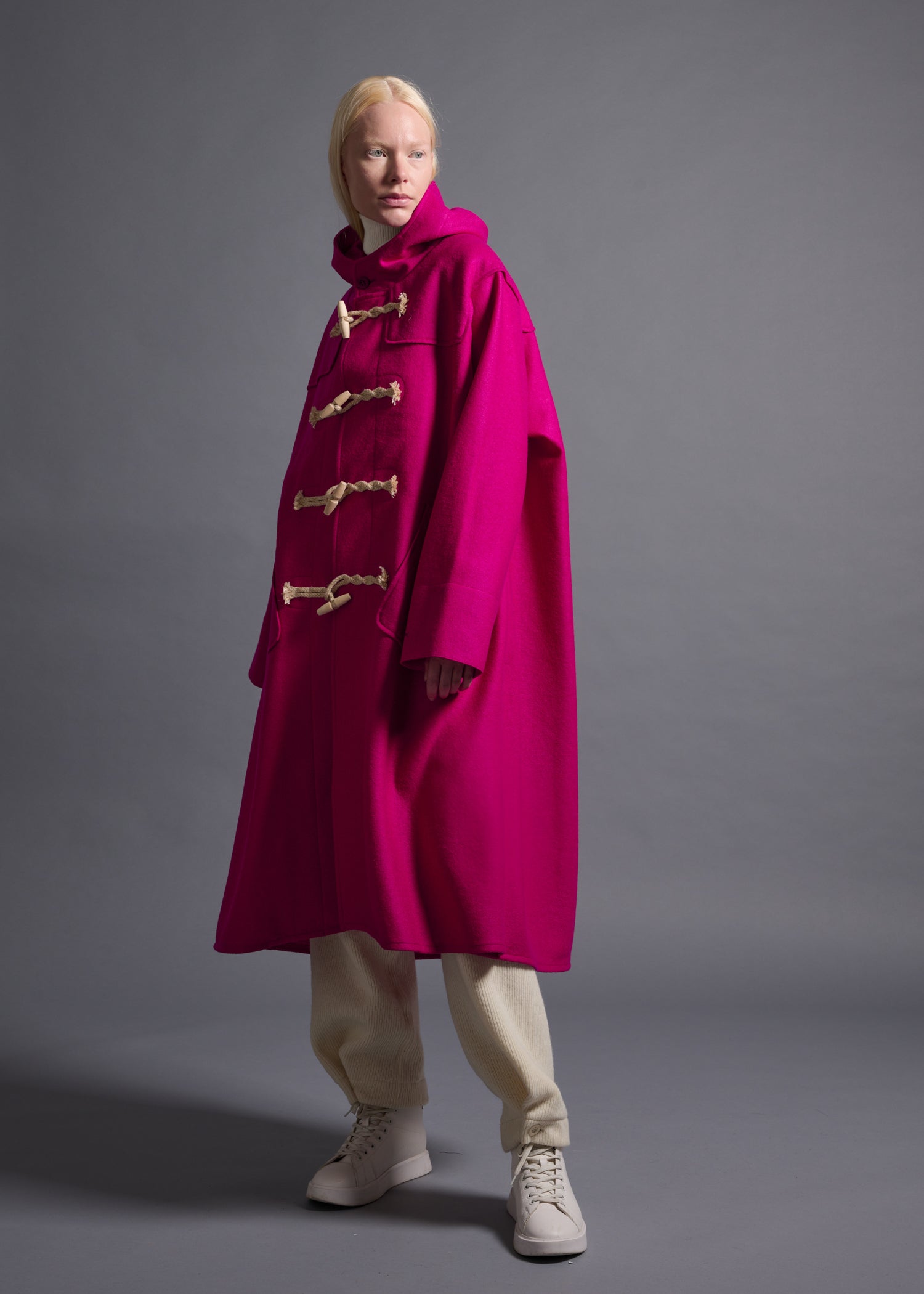 44 MONICA DUFFLE COAT / MANTECO BRETAGNA JERSEY - C13