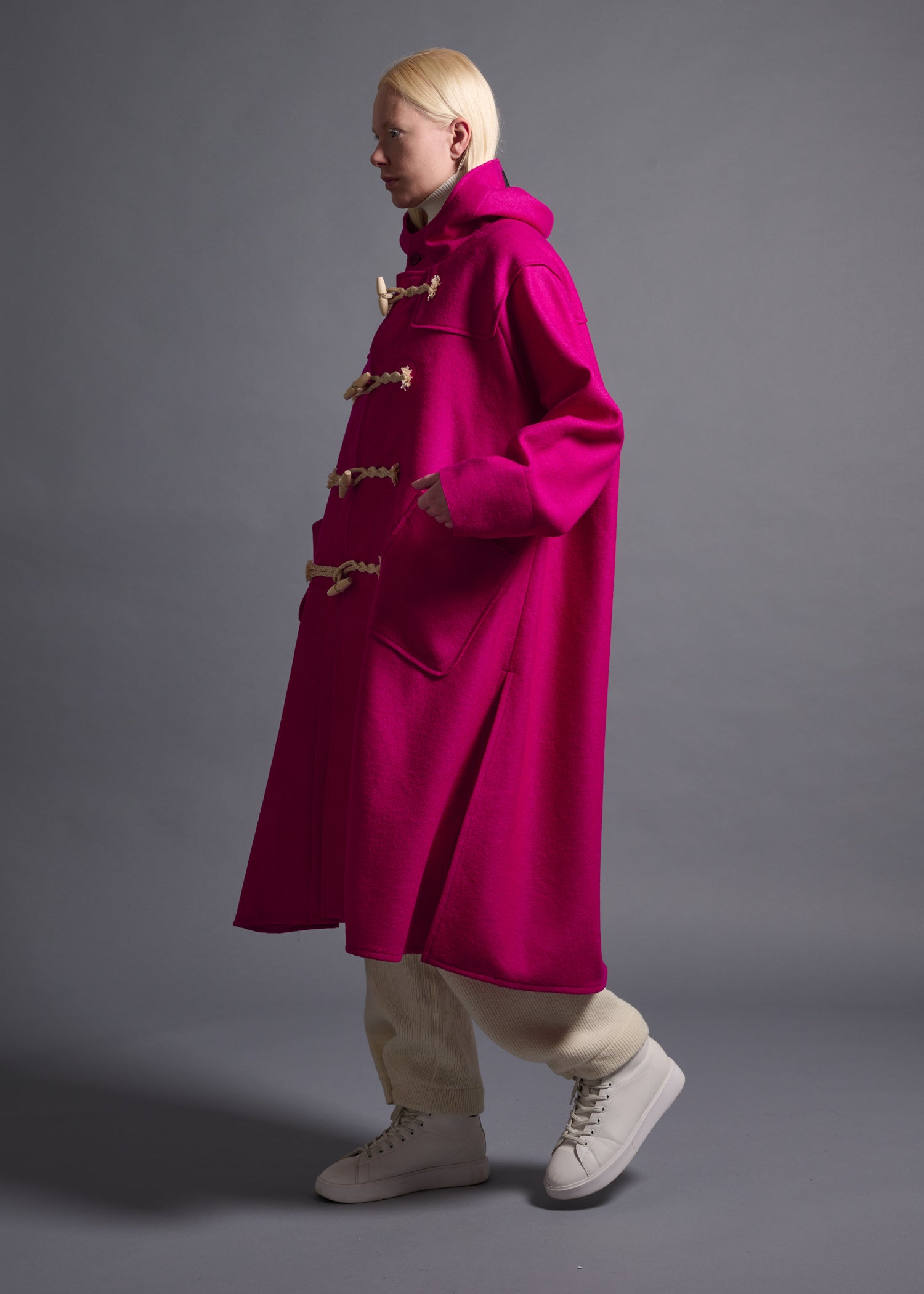 44 MONICA DUFFLE COAT / MANTECO BRETAGNA JERSEY - C13