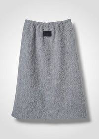 44 OCTAVIA A-LINE SKIRT / ALPACA JAQUARD SHAGGY - C15