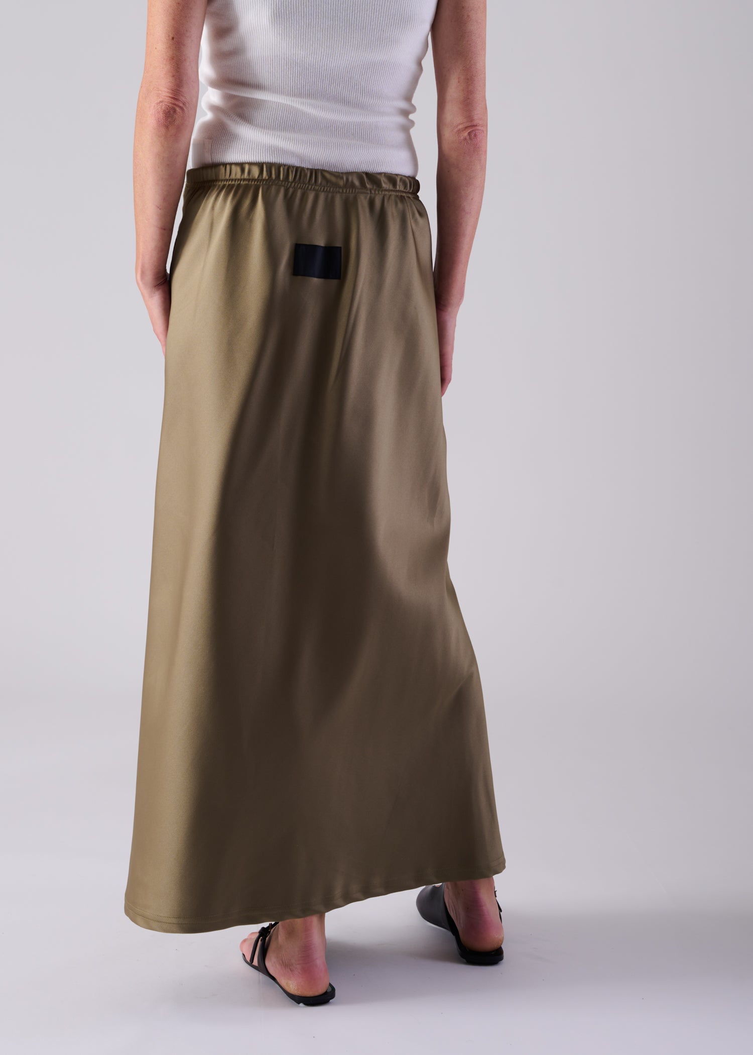 46 JENIFFER FLAIR SKIRT / DUCHESS SATIN STRETCH - C14