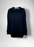 46 JENNY V-NECK TOP / HIGH GAUGE PURE WOOL JERSEY - C11