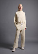 46 KORA BOTTLE NECK TOP / CHUNKY RIB JERSEY - C13