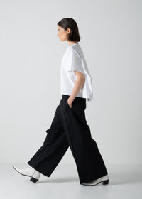 31 GENEVA WIDE-LEG TROUSERS / TEXBRID OXFORD - C10