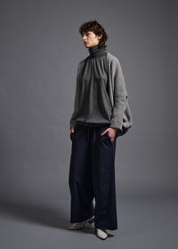 Long-sleeved bolero, lt grey, cogthebigsmoke, one size fits all, sustainable fashion, less is more, made in Japan, quiet luxury, minimalist