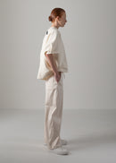 47 MERCY BARREL TROUSERS / DUCHESS SATIN STRETCH - C14