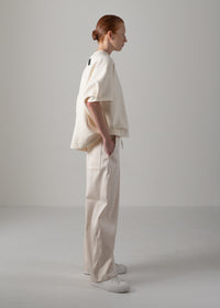 47 MERCY BARREL TROUSERS / DUCHESS SATIN STRETCH - C14