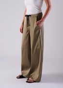 47 MERCY BARREL TROUSERS / DUCHESS SATIN STRETCH - C14