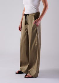 47 MERCY BARREL TROUSERS / DUCHESS SATIN STRETCH - C14