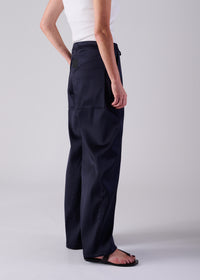 47 MERCY BARREL TROUSERS / DUCHESS SATIN STRETCH - C14