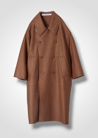 48 MARIE OVERSIZED COAT / WOOL COMPRESSED JERSEY - C15