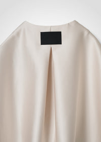 48 NATALY BALLOON JACKET / DUCHESS SATIN STRETCH - C14