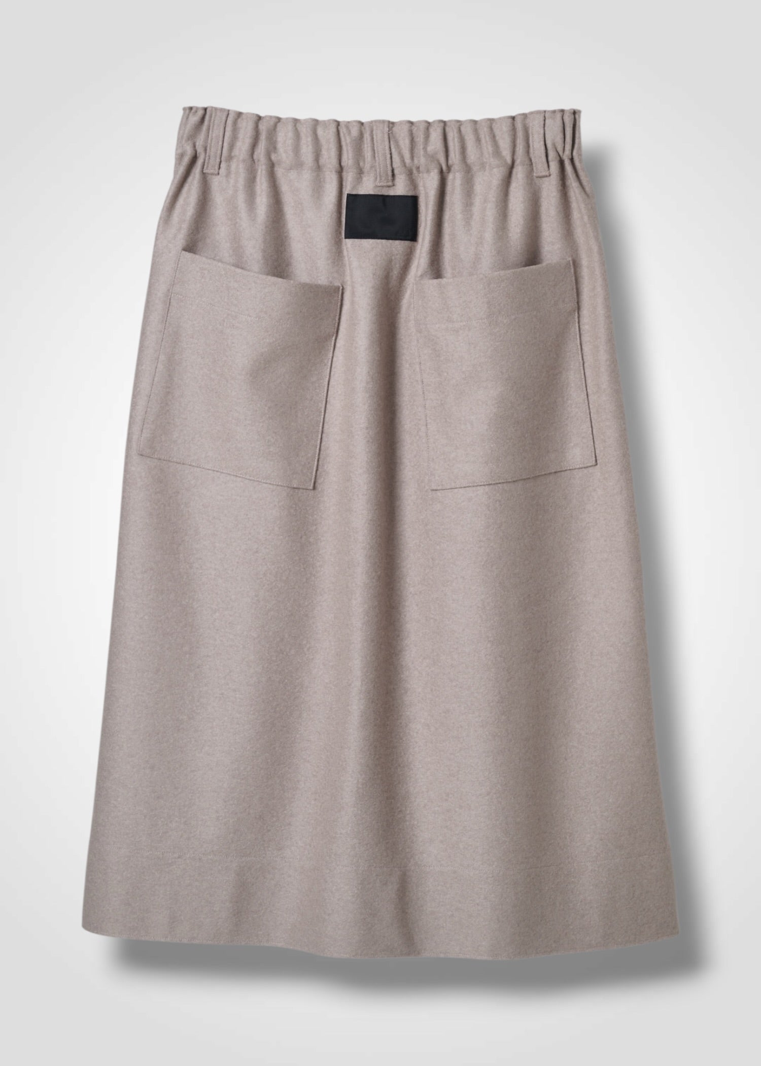 49 OCTAVIA A-LINE SKIRT W/PKT / WOOL COMPRESSED JERSEY - C15