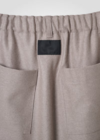 49 OCTAVIA A-LINE SKIRT W/PKT / WOOL COMPRESSED JERSEY - C15