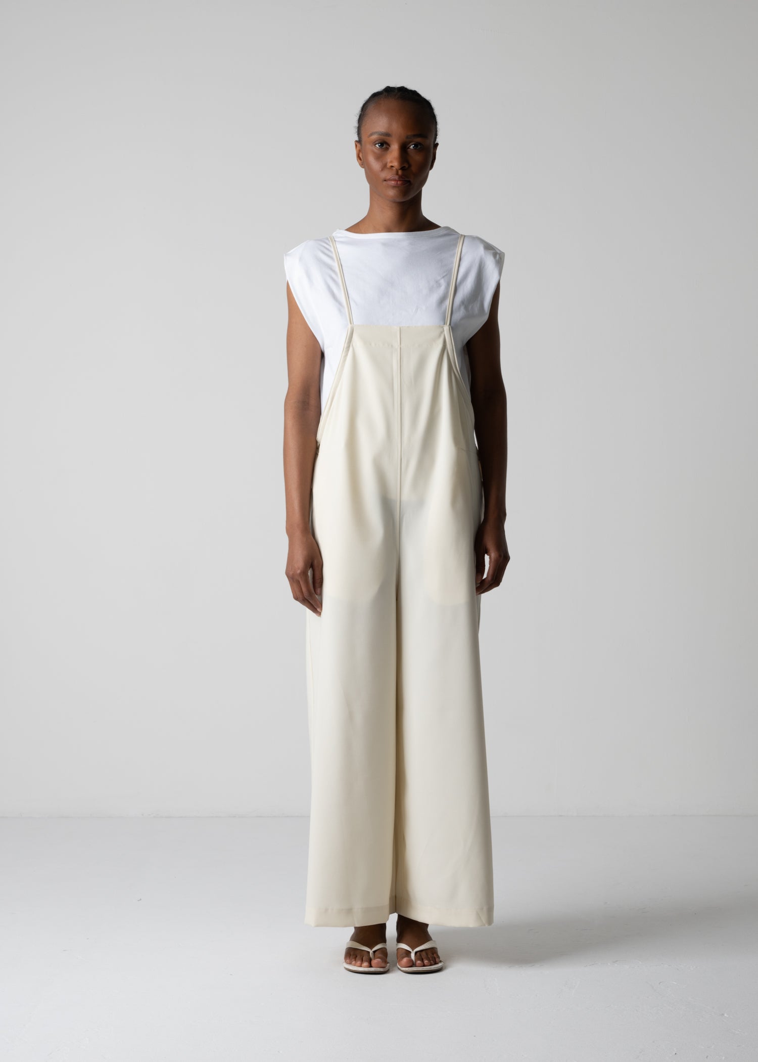 oversized overalls, off white, cogthebigsmoke, one size fits all, sustainable fashion, less is more, made in Japan, quiet luxury, minimalist