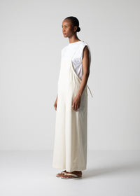 oversized overalls, off white, cogthebigsmoke, one size fits all, sustainable fashion, less is more, made in Japan, quiet luxury, minimalist