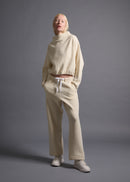 50 LANA TROUSERS / CHUNKY RIB JERSEY - C13