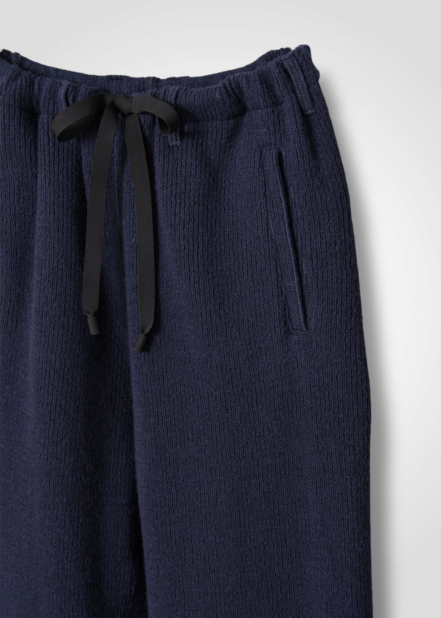 50 LANA TROUSERS / CHUNKY RIB JERSEY - C13