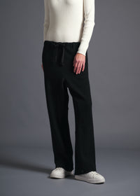 Simple straight-leg easy trousers, black, cogthebigsmoke, one size fits all, sustainable fashion, less is more, made in Japan, quiet luxury, minimalist