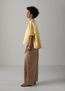 52 KARA WRAP TROUSERS / HIGH-COUNT PL STRETCH - C14