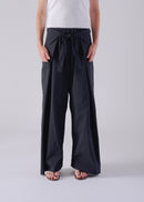 52 KARA WRAP TROUSERS / HIGH-COUNT PL STRETCH - C14