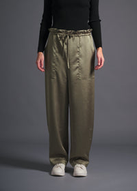 Wide leg cargo trousers, sage, cogthebigsmoke, one size fits all, sustainable fashion, less is more, made in Japan, quiet luxury, minimalist