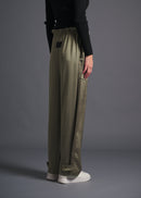 Wide leg cargo trousers, sage, cogthebigsmoke, one size fits all, sustainable fashion, less is more, made in Japan, quiet luxury, minimalist