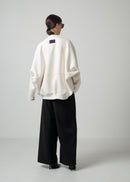 52 OLLIE ZIP UP BLOUSON / COCOON JERSEY - C15