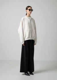 52 OLLIE ZIP UP BLOUSON / COCOON JERSEY - C15