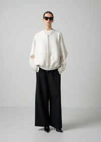 52 OLLIE ZIP UP BLOUSON / COCOON JERSEY - C15