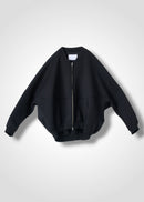 52 OLLIE ZIP UP BLOUSON / COCOON JERSEY - C15